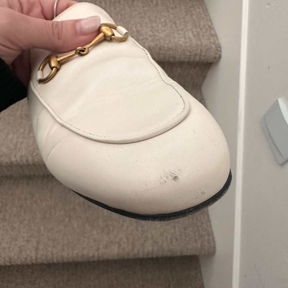 Gucci Princetown Leather Mules - Picture 2 of 4